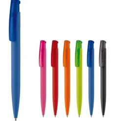 Gift Campaign Penna in plastica colorata con finitura soft-touch e inchiostro blu></noscript> Penne Di Plastica