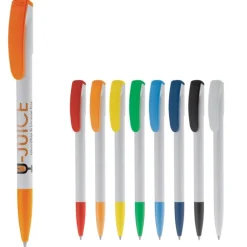 Gift Campaign Penna in plastica con punta e clip colorati e inchiostro blu></noscript> Penne Di Plastica