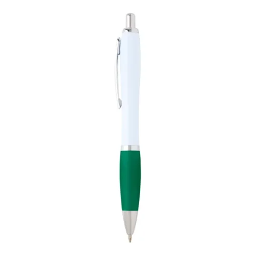 Gift Campaign Penna in plastica riciclata curva con grip inchiostro nero> Penne Ecologiche|Penne Di Plastica