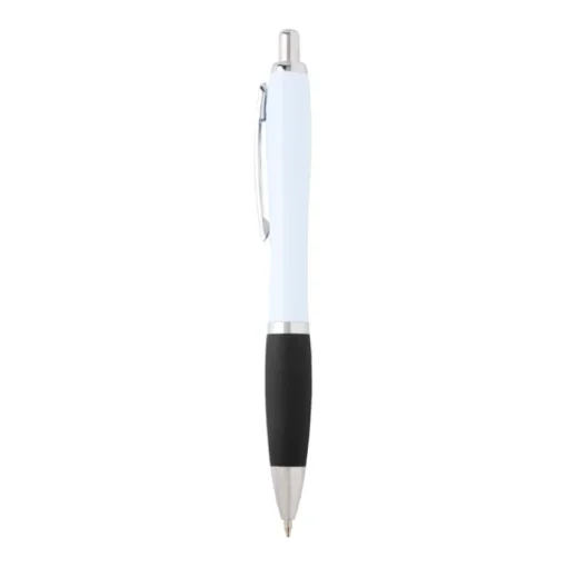 Gift Campaign Penna in plastica riciclata curva con grip inchiostro nero> Penne Ecologiche|Penne Di Plastica