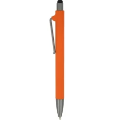 Gift Campaign Penna in plastica riciclata con gommino touch nero e inchiostro blu></noscript> Penne Ecologiche|Penne Di Plastica