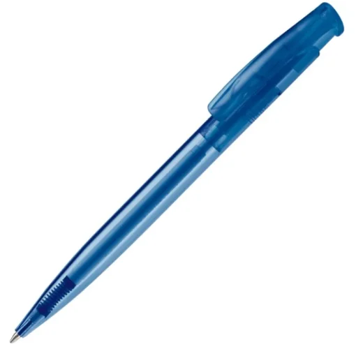 Gift Campaign Penna in plastica trasparente con inchiostro blu prodotta in Germania> Penne Di Plastica