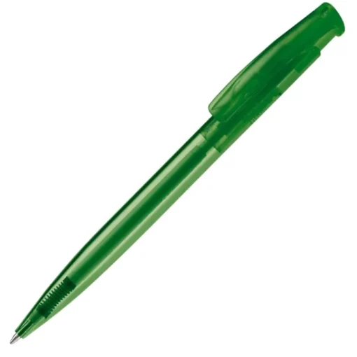 Gift Campaign Penna in plastica trasparente con inchiostro blu prodotta in Germania> Penne Di Plastica