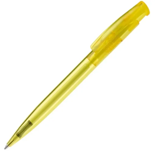 Gift Campaign Penna in plastica trasparente con inchiostro blu prodotta in Germania> Penne Di Plastica