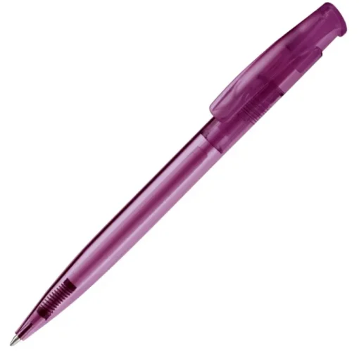 Gift Campaign Penna in plastica trasparente con inchiostro blu prodotta in Germania> Penne Di Plastica