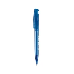 Gift Campaign Penna in plastica trasparente con inchiostro blu prodotta in Germania></noscript> Penne Di Plastica