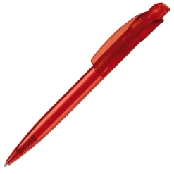 Gift Campaign Penna in plastica trasparente con pulsante squadrato e inchiostro blu></noscript> Penne Di Plastica