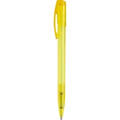 Gift Campaign Penna in plastica trasparente colorata, clip ricurvo e inchiostro blu></noscript> Penne Di Plastica