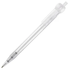 Gift Campaign Penna in plastica trasparente clip piatta e inchiostro sintetico blu></noscript> Penne Di Plastica