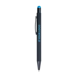 Gift Campaign Penna nera biro personalizzabile in alluminio inchiostro blu Laser> Penne Touch|Penne In Metallo