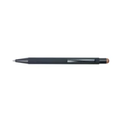 Gift Campaign Penna nera biro personalizzabile in alluminio inchiostro blu Laser></noscript> Penne Touch|Penne In Metallo