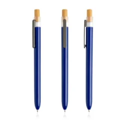 Gift Campaign Penna nera in plastica raccolta in zone costiere e pulsante in bambù></noscript> Penne Ecologiche|Penne Di Plastica