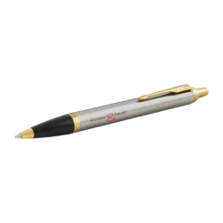Gift Campaign Penna personalizzata con dettagli in oro inchiostro blu Parker IM Gold></noscript> Penne In Metallo