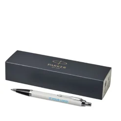 Gift Campaign Penna promozionale dettagli in argento inchiostro blu Parker IM Silver></noscript> Penne In Metallo