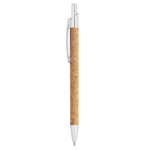 Gift Campaign Penna pubblicitaria di sughero con custodia inchiostro blu Natural> Penne Ecologiche