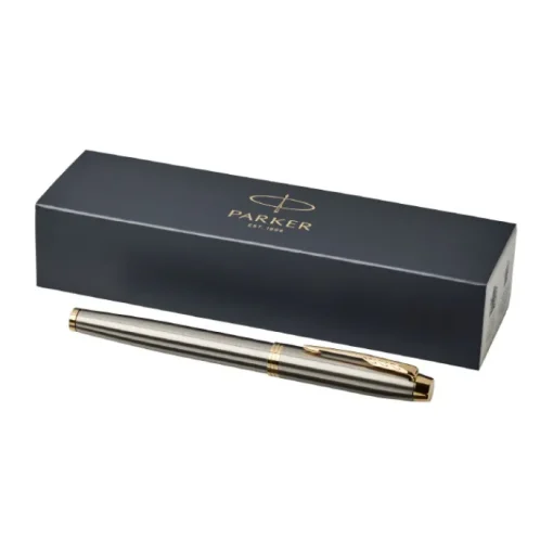 Gift Campaign Penna stilografica personalizzata inchiostro blu Parker IM Gold> Penne In Metallo