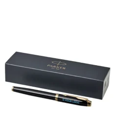 Gift Campaign Penna stilografica personalizzata inchiostro blu Parker IM Gold></noscript> Penne In Metallo