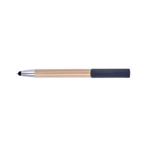 Gift Campaign Penna touch con clip per supporto inchiostro blu Bambù Versatile> Penne Ecologiche
