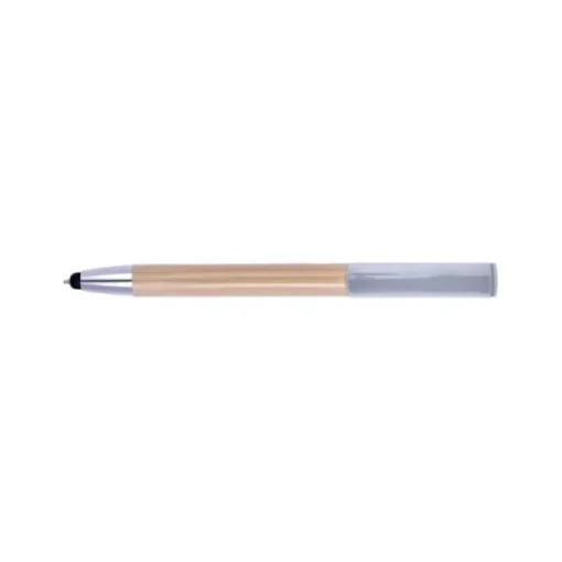 Gift Campaign Penna touch con clip per supporto inchiostro blu Bambù Versatile> Penne Ecologiche