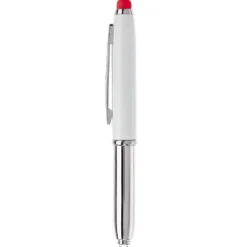 Gift Campaign Penna touch cromata con cappuccio, luce a LED e inchiostro blu></noscript> Penne In Metallo