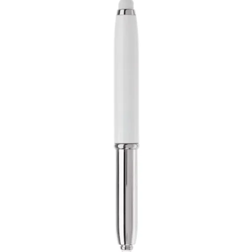 Gift Campaign Penna touch cromata con cappuccio, luce a LED e inchiostro blu> Penne In Metallo