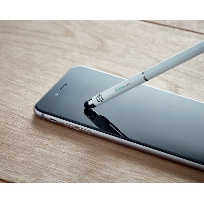 Gift Campaign Penna touch in alluminio con trattamento antibatterico, inchiostro blu> Penne In Metallo