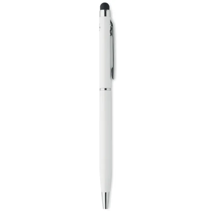 Gift Campaign Penna touch in alluminio con trattamento antibatterico, inchiostro blu> Penne In Metallo