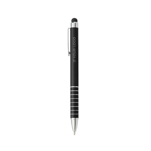 Gift Campaign Penna touch in alluminio con meccanismo a rotazione e inchiostro blu> Penne In Metallo