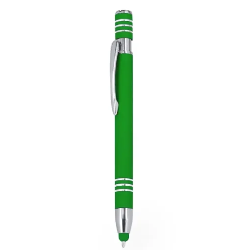 Gift Campaign Penna touch in alluminio con meccanismo a pulsante e finitura gommata> Penne In Metallo