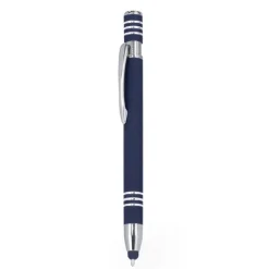Gift Campaign Penna touch in alluminio con meccanismo a pulsante e finitura gommata></noscript> Penne In Metallo