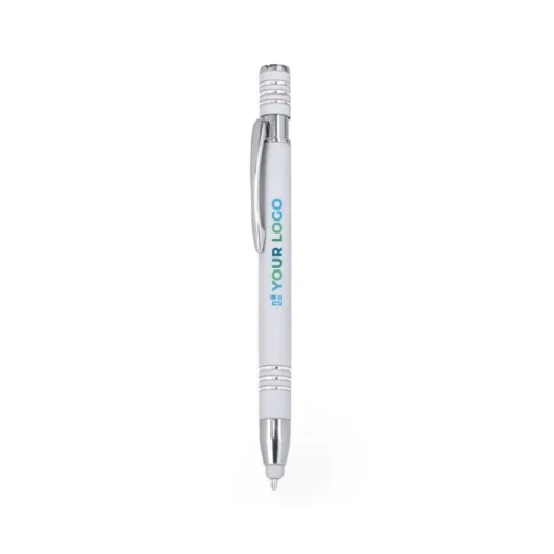 Gift Campaign Penna touch in alluminio con meccanismo a pulsante e finitura gommata> Penne In Metallo