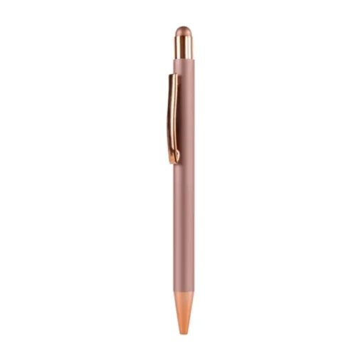 Gift Campaign Penna touch in alluminio riciclato e finitura in gomma inchiostro blu> Penne In Metallo