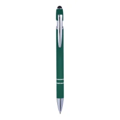 Gift Campaign Penna touch in alluminio con finitura in gomma e inchiostro blu></noscript> Penne In Metallo