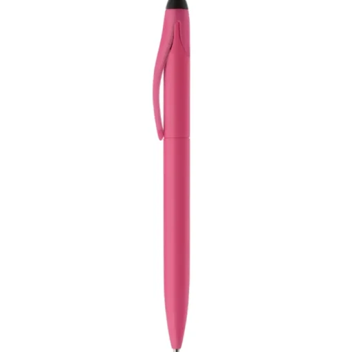Gift Campaign Penna touch in plastica con meccanismo a rotazione e inchiostro blu> Penne Di Plastica