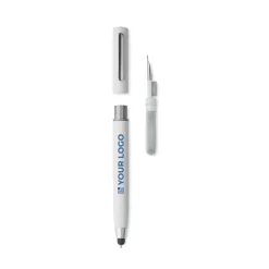 Gift Campaign Penna touch screen con inchiostro blu e kit per pulire auricolari></noscript> Penne Di Plastica