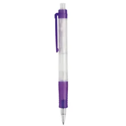 Gift Campaign Penna trasparente realizzata con una bioplastica e inchiostro blu></noscript> Penne Ecologiche|Penne Di Plastica