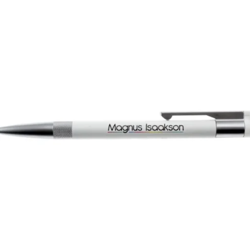Gift Campaign Penna USB con logo in metallo cromato opaco LUX> Gadget Per L'Ufficio