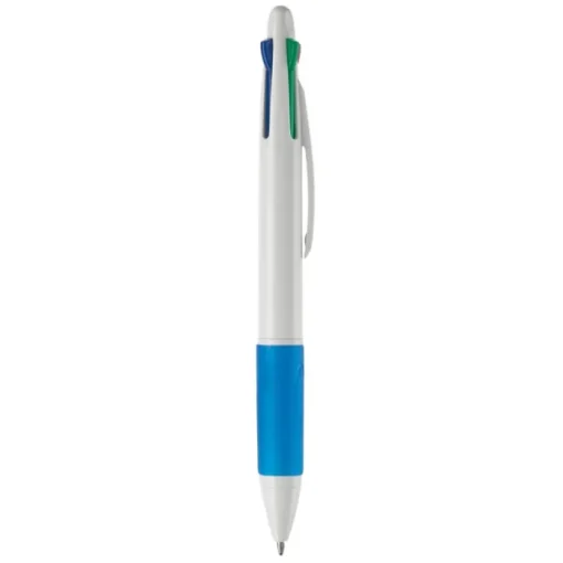 Gift Campaign Penne 4 colori con impugnatura colorata e fusto in bianco o argento> Penne Di Plastica
