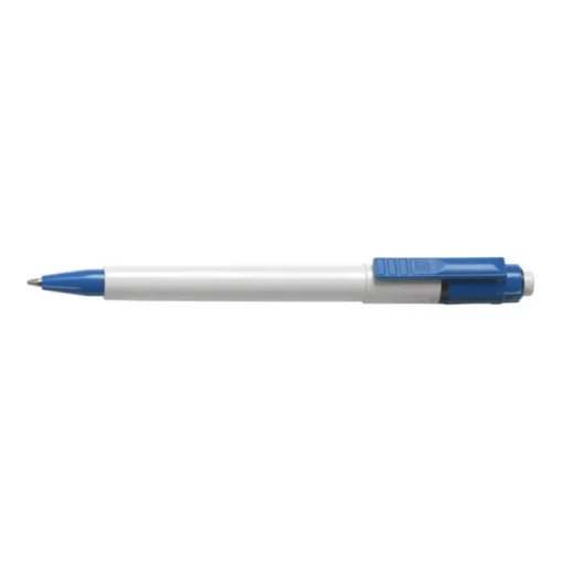 Gift Campaign Penne bianche con clip colorata inchiostro blu Stilolinea Baron Jumbo> Penne Di Plastica