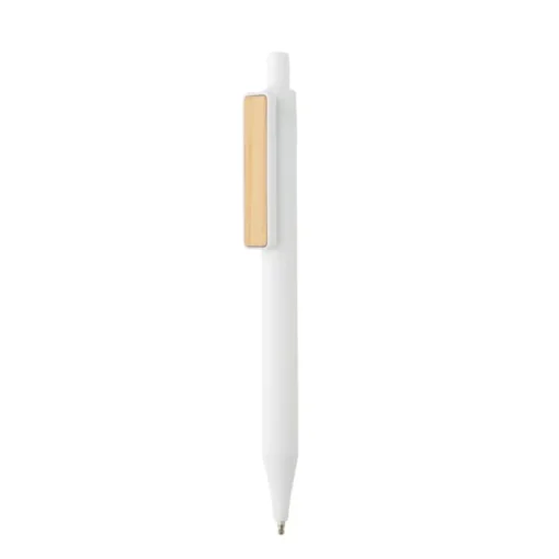 Gift Campaign Penne con logo clip in bambù inchiostro blu Dokumental® Bamboo Clip> Gadget Ecologici|Penne Ecologiche