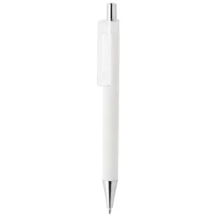 Gift Campaign Penne con logo con punta cromata inchiostro blu Dokumental® X8 Soft></noscript> Penne Di Plastica