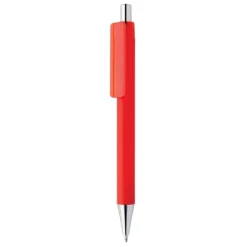 Gift Campaign Penne con logo con punta cromata inchiostro blu Dokumental® X8 Soft></noscript> Penne Di Plastica