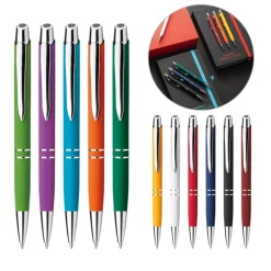 Gift Campaign Penne con stampa digitale inchiostro blu Springfield Soft></noscript> Penne In Metallo