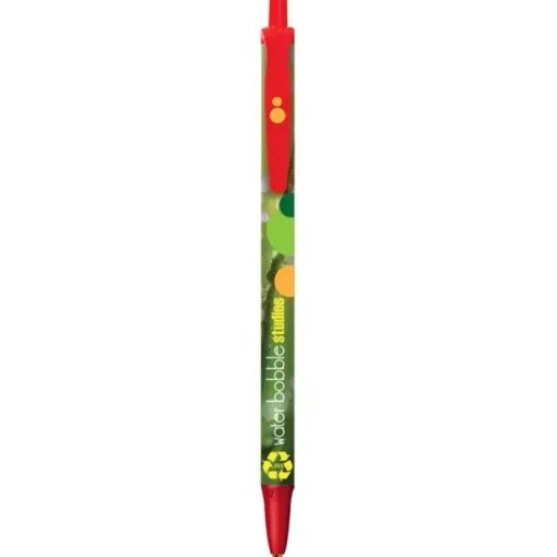 Gift Campaign Penne ecologiche con inchiostro blu BIC® Clic Stic Ecolutions®> Penne Bic®|Penne Di Plastica