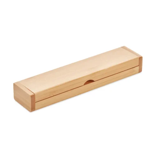 Gift Campaign Penne in con logo con astuccio inchiostro blu Berna Bamboo> Penne Ecologiche