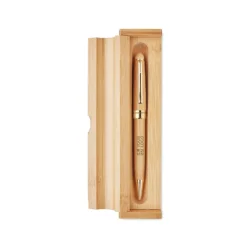 Gift Campaign Penne in con logo con astuccio inchiostro blu Berna Bamboo></noscript> Penne Ecologiche
