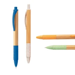 Gift Campaign Penne in legno personalizzate con logo inchiostro blu Colorclip></noscript> Penne Ecologiche