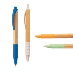 Gift Campaign Penne in legno personalizzate con logo inchiostro blu Colorclip></noscript> Penne Ecologiche