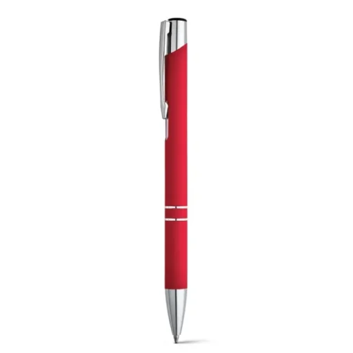 Gift Campaign Penne personalizzate con logo corpo di gomma inchiostro nero Glober> Penne In Metallo