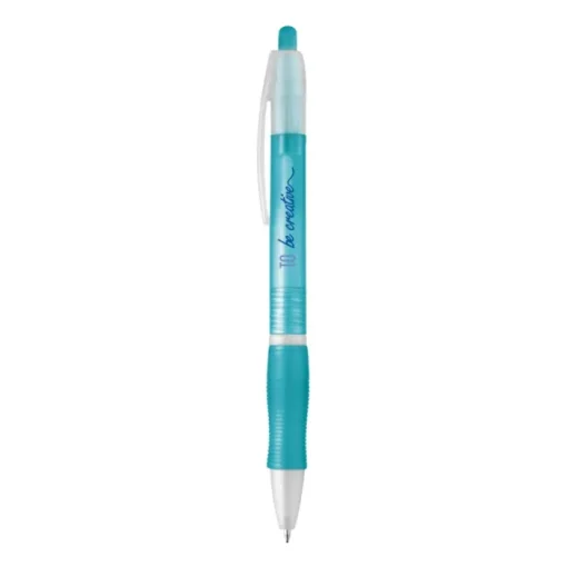 Gift Campaign Penne personalizzate economiche con logo inchiostro blu Economy> Penne Di Plastica